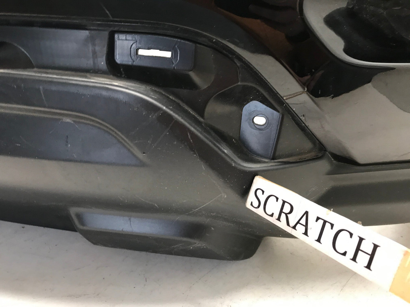 Rear Bumper LOCAL Nissan Pathfinder SV Platinum w/Sensor Holes Black 17 2018 OEM