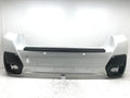 Rear Bumper Cover White Subaru CrossTrek 2018 2019 w/Sensor Holes 57704FL250 OEM