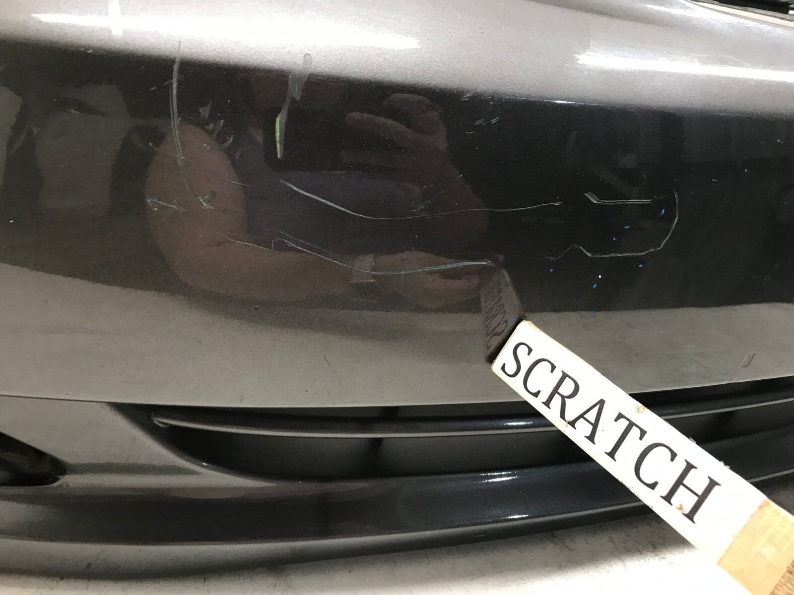 Front Bumper Cover Gray 2003-2004 Toyota Corolla CAPA