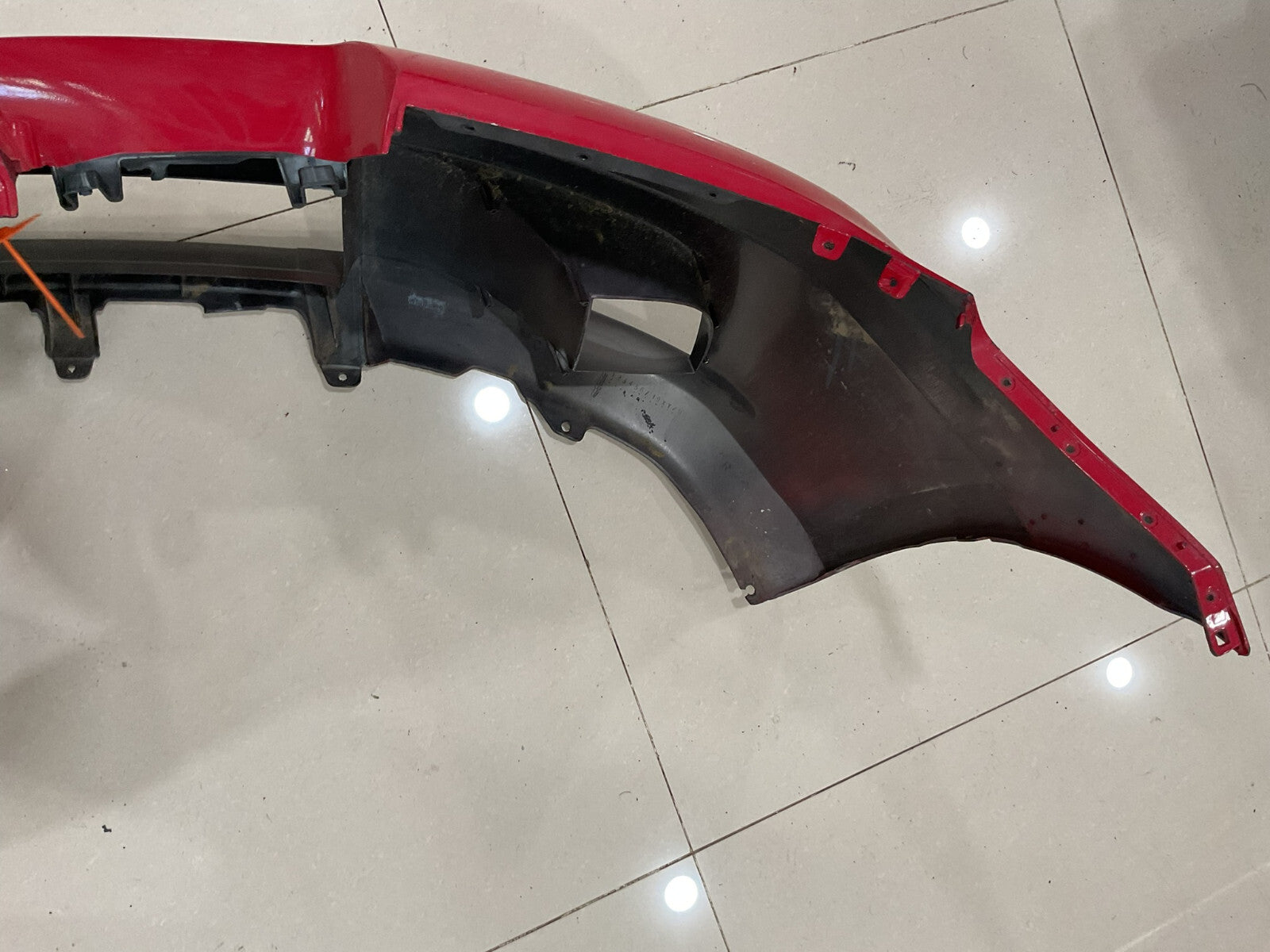 Front Bumper Cover Red Mitsubishi Outlander 03 04 05 06 CAPA