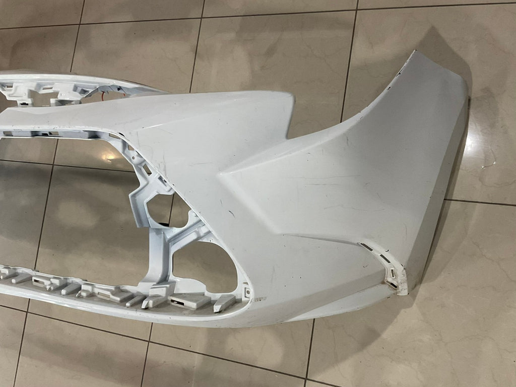 Front Bumper Cover White 2020-2022 Toyota Corolla L LE XLE CAPA