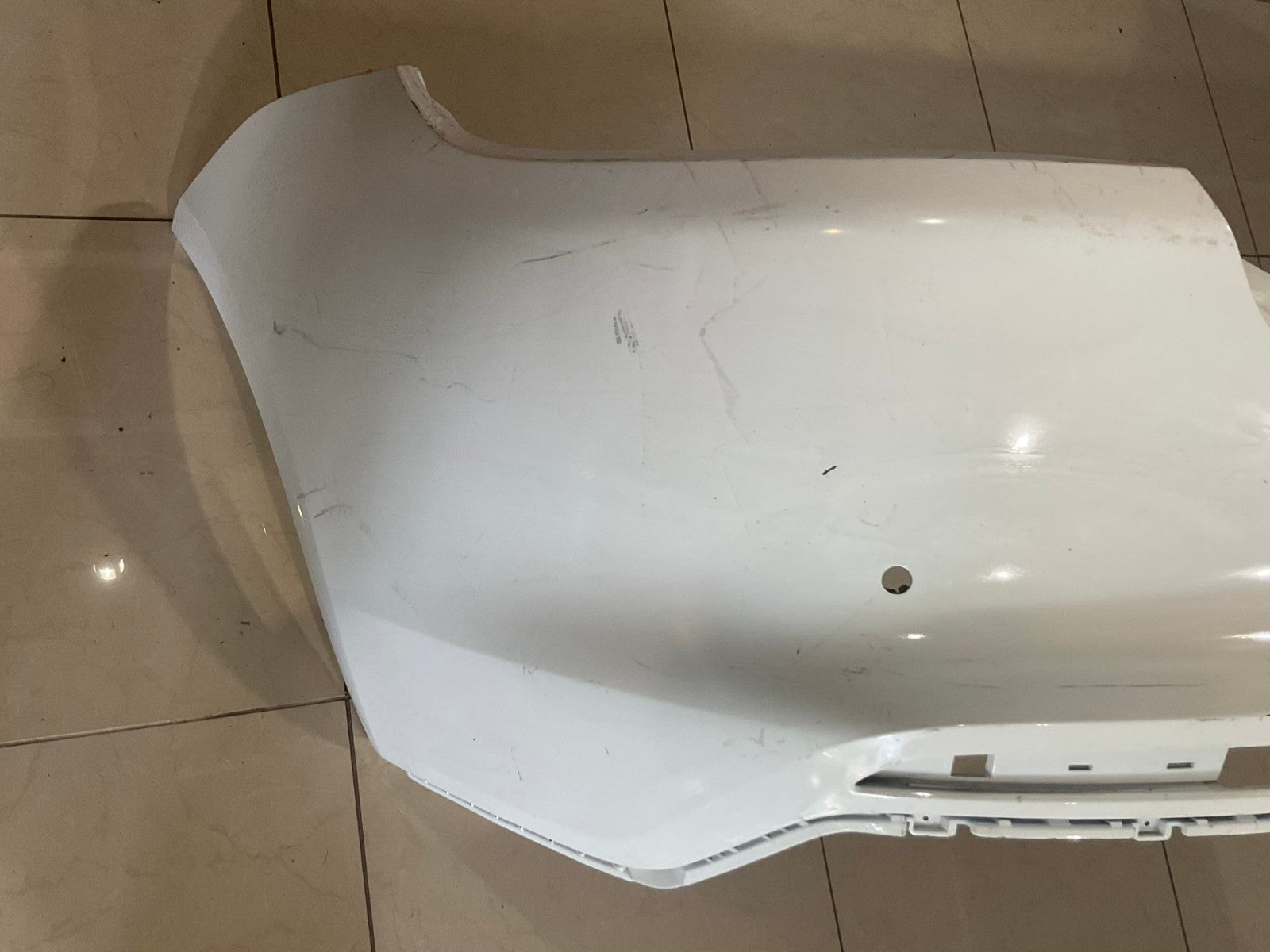 Rear Bumper LOCAL White 2019 Porsche Macan 971+807+421 OEM