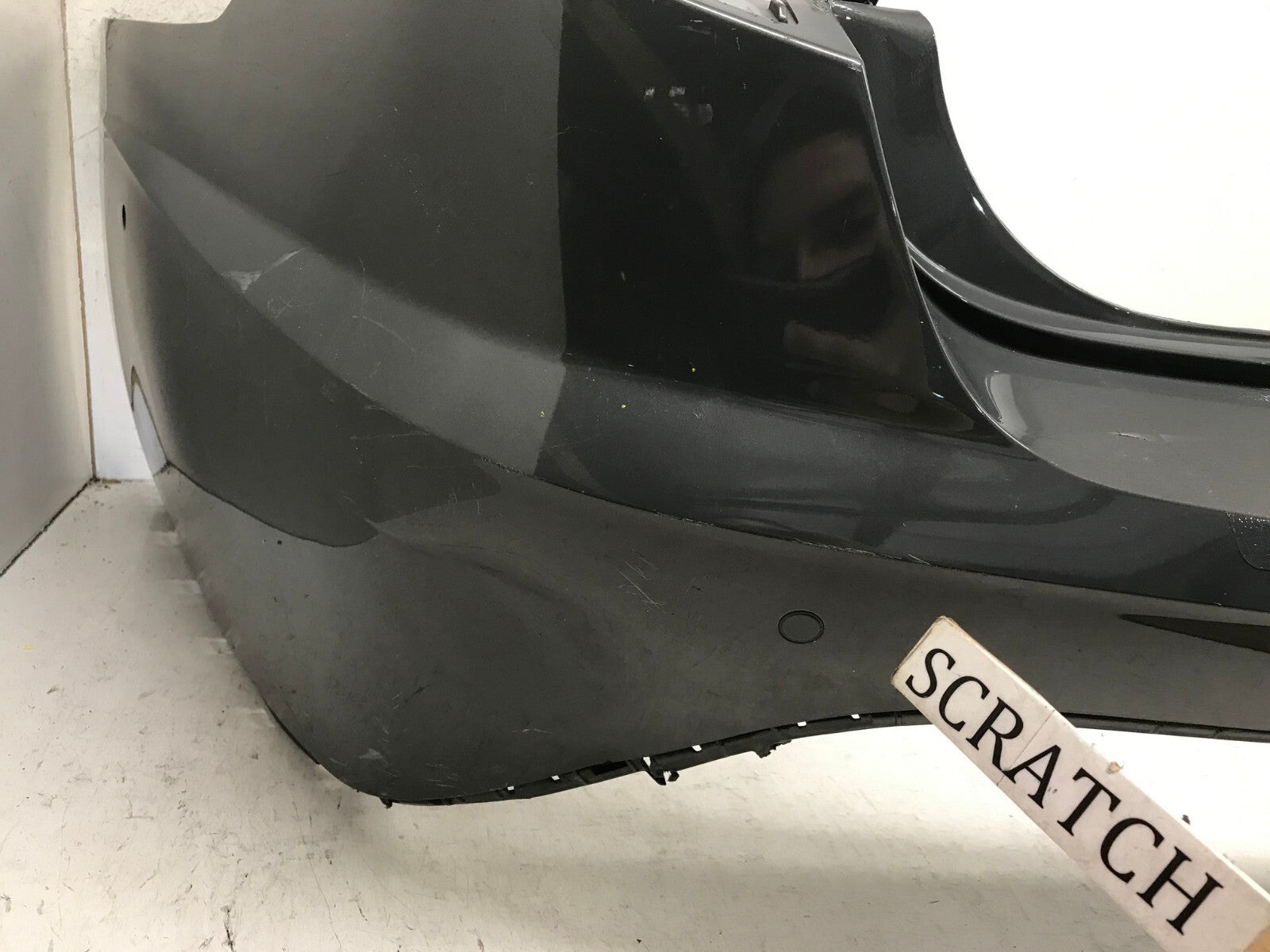 Rear Bumper Cover Hyundai Sonata w/Sensor Holes Gray 2020 21 2022 86611-L000 OEM