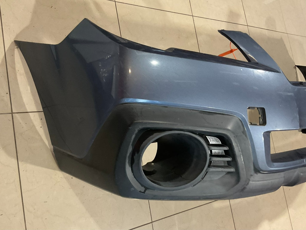 Front Bumper Cover Blue 2013-2014 Subaru Outback Wagon 57704aj12a OEM