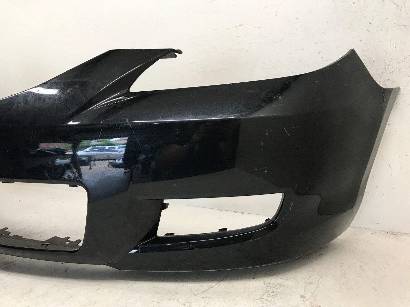 Front Bumper Cover Black 2007 2008 2009 Mazda 3 Sedan BR5H-50031 OEM