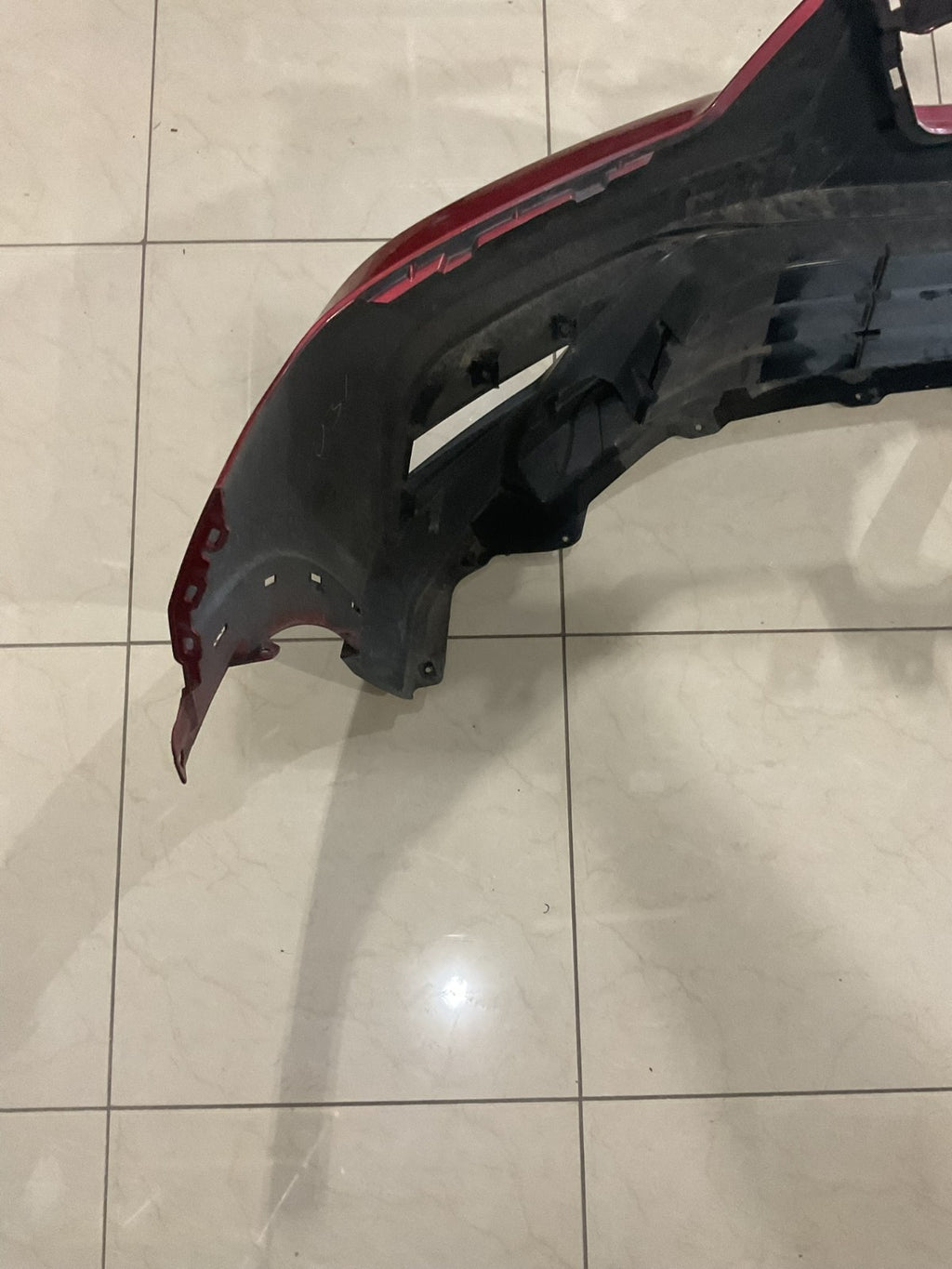 Front Bumper Cover Red 2018-2019 Nissan Kicks S/SV 62022+5rb0h OEM