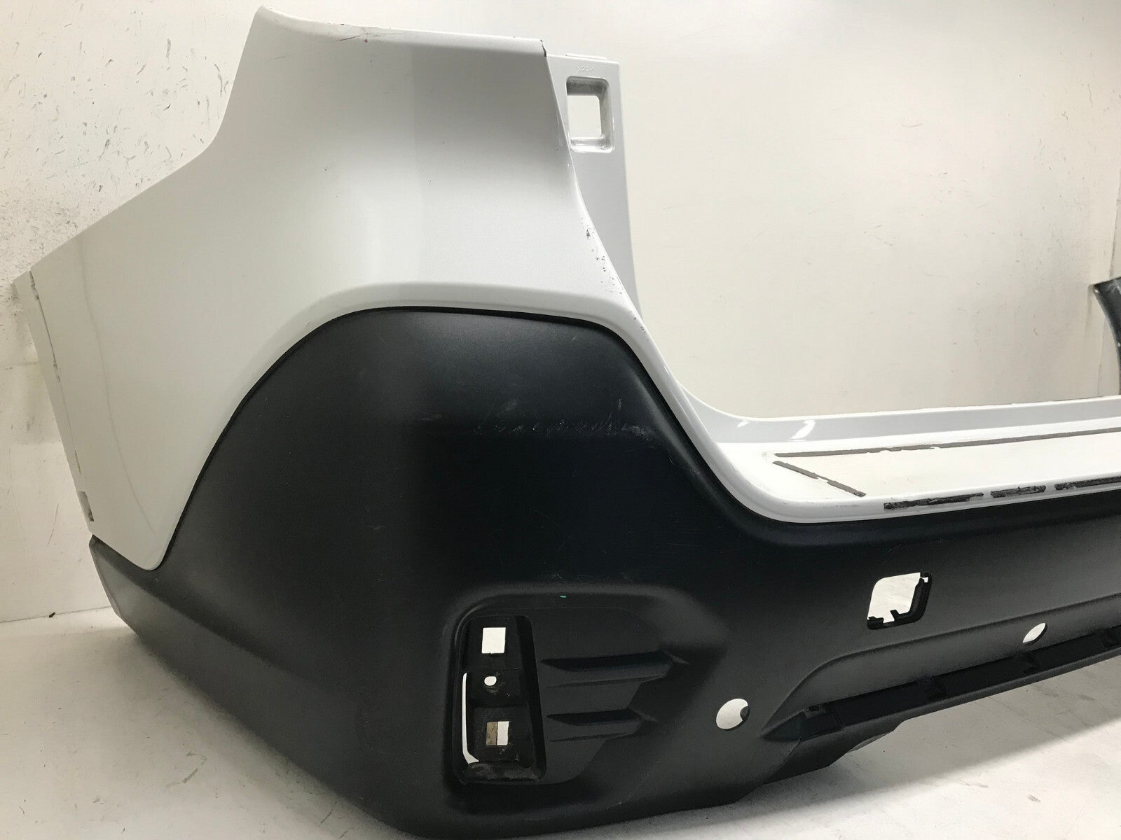 Rear Bumper Cover Subaru Outback w/Sensor Holes White 2020 57704AN31A OEM