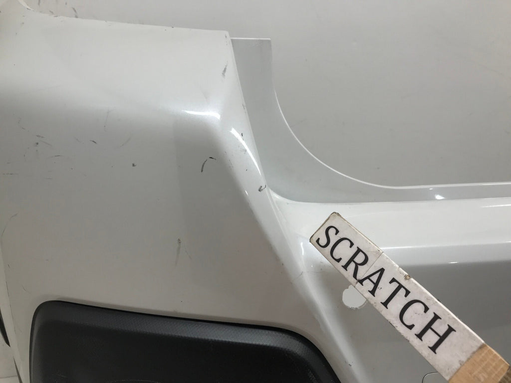 Rear Bumper Cover White 2018-2021 Subaru Crosstrek Base/Prem w/Sensor Holes OEM