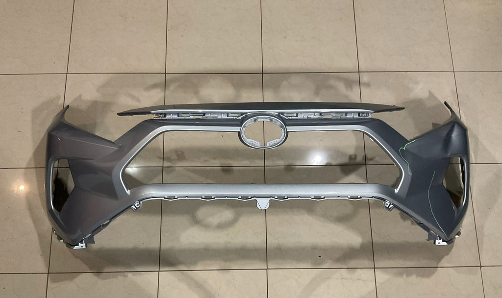 Front Bumper Cover Silver Toyota RAV4 LE/XLE/Hybrid LE 2019-2020 52119 0r200 OEM