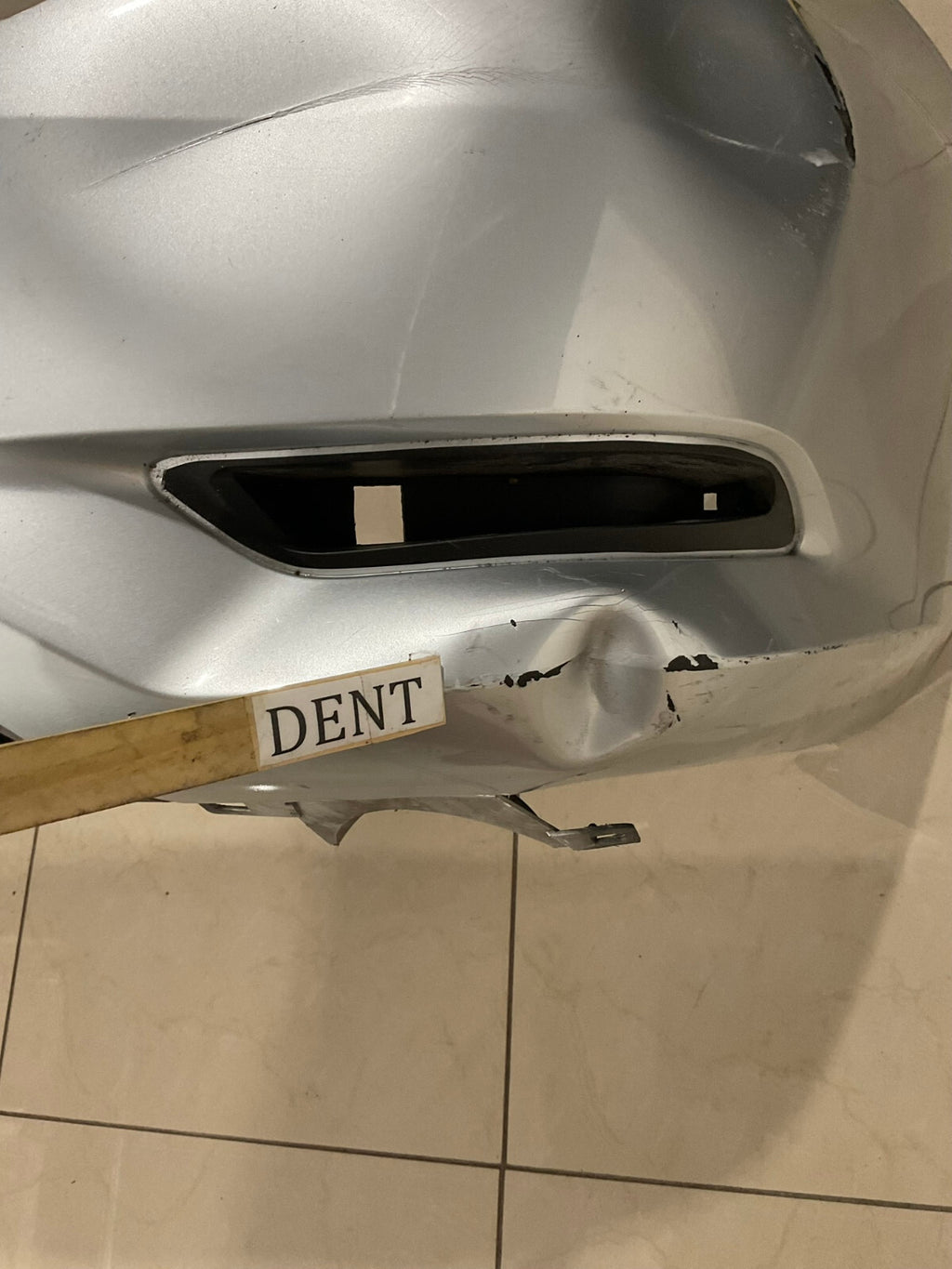 Rear Bumper Cover Silver 16-20 Infiniti QX60 3.5L 85022+9NC0H OEM