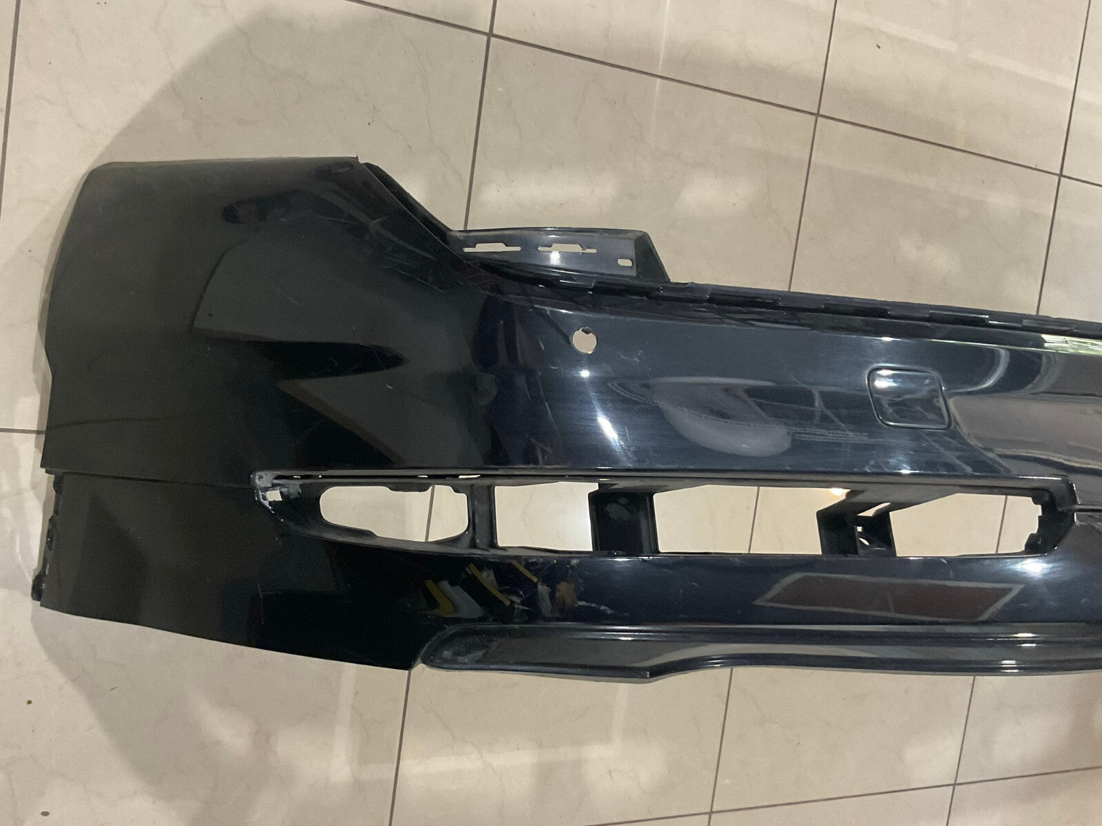 Rear Bumper Cover Black Audi Q7 2017 2018 2019 4M0+807+511 OEM