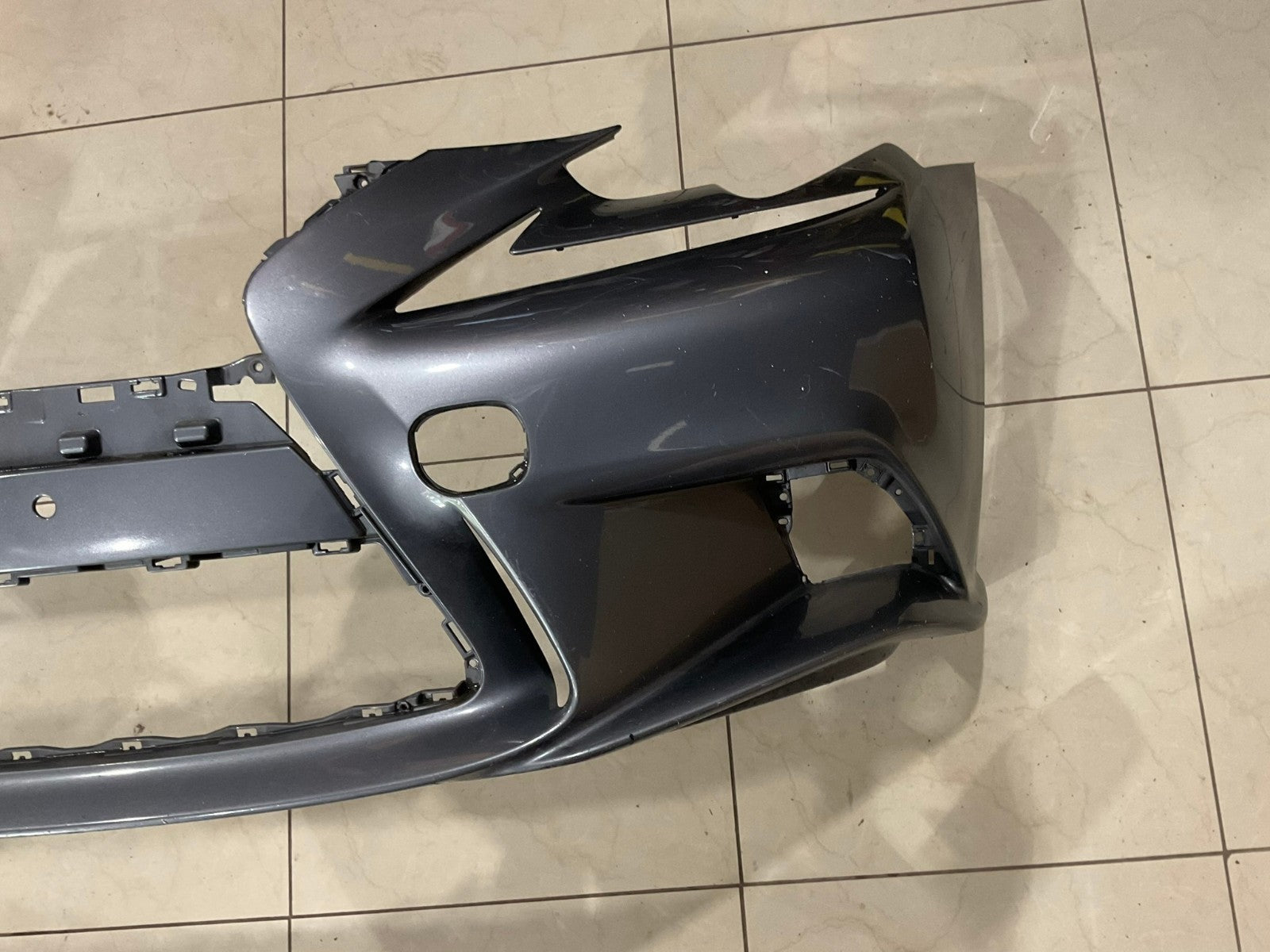Front Bumper Cover Grey 2014-2016 Lexus IS250 52119+53a50 OEM
