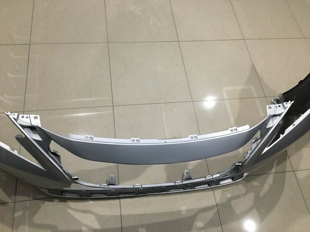 Front Bumper Cover Lexus ES350/ES300H Base w/o Sensors Silver 2016-2017 OEM