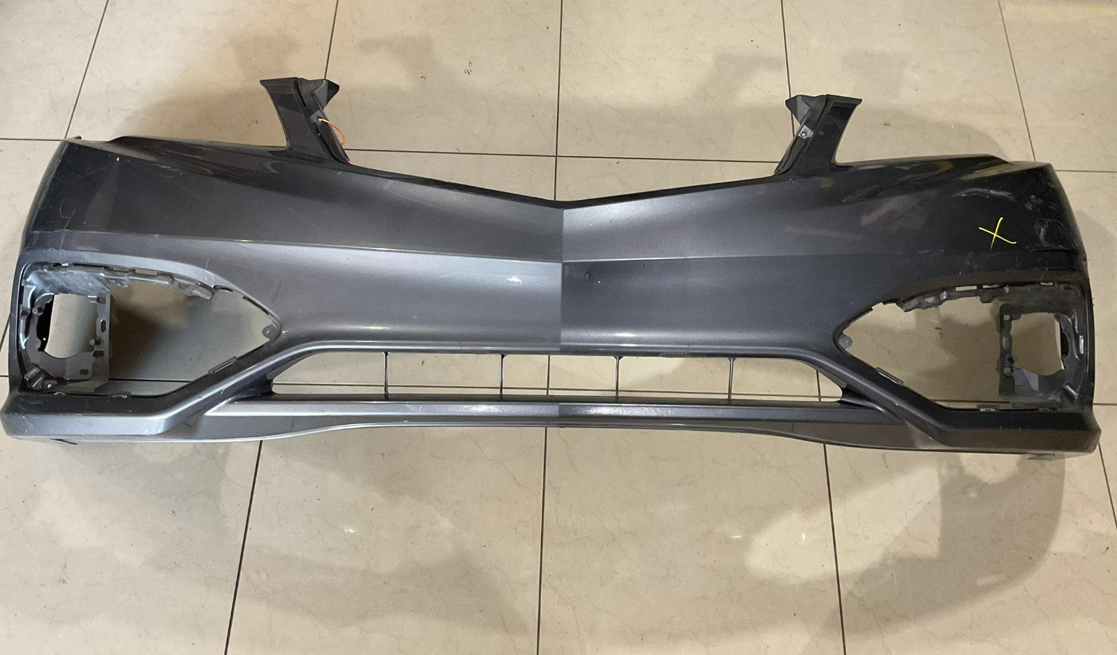 Front Bumper Cover Grey 2016-2018 Acura RDX CAPA