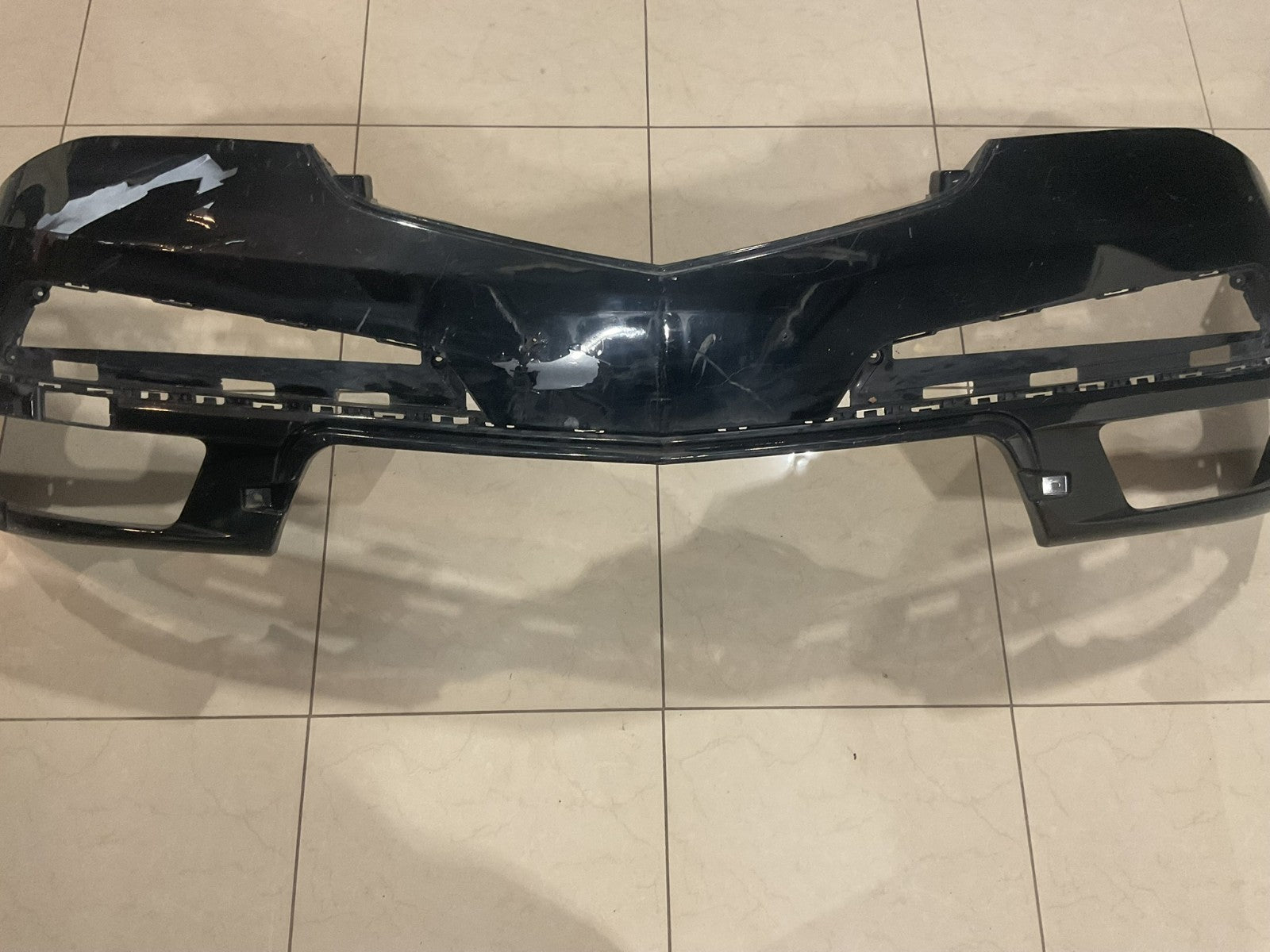 Front Bumper Cover Black 2010-2013 Acura MDX 71101+STX+ZZ01 OEM