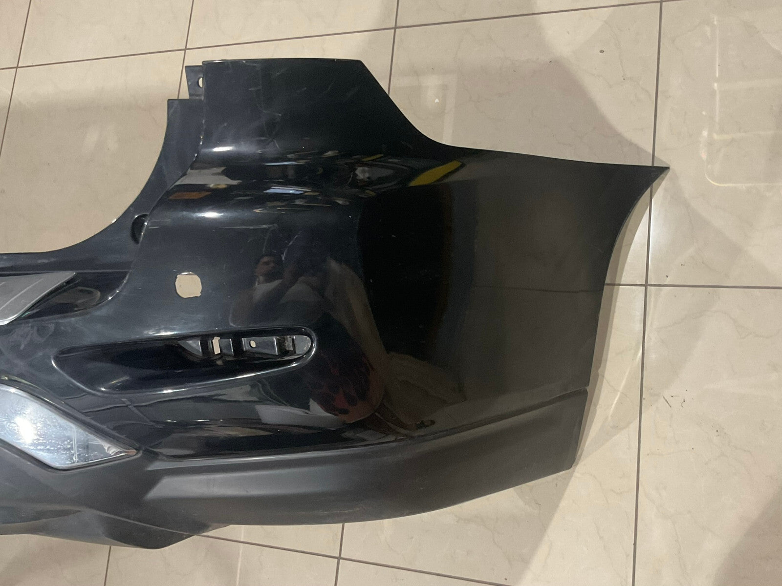 Rear Bumper LOCAL Black Nissan Pathfinder SV Platinum 2017 2018 85022-9PF0H OEM
