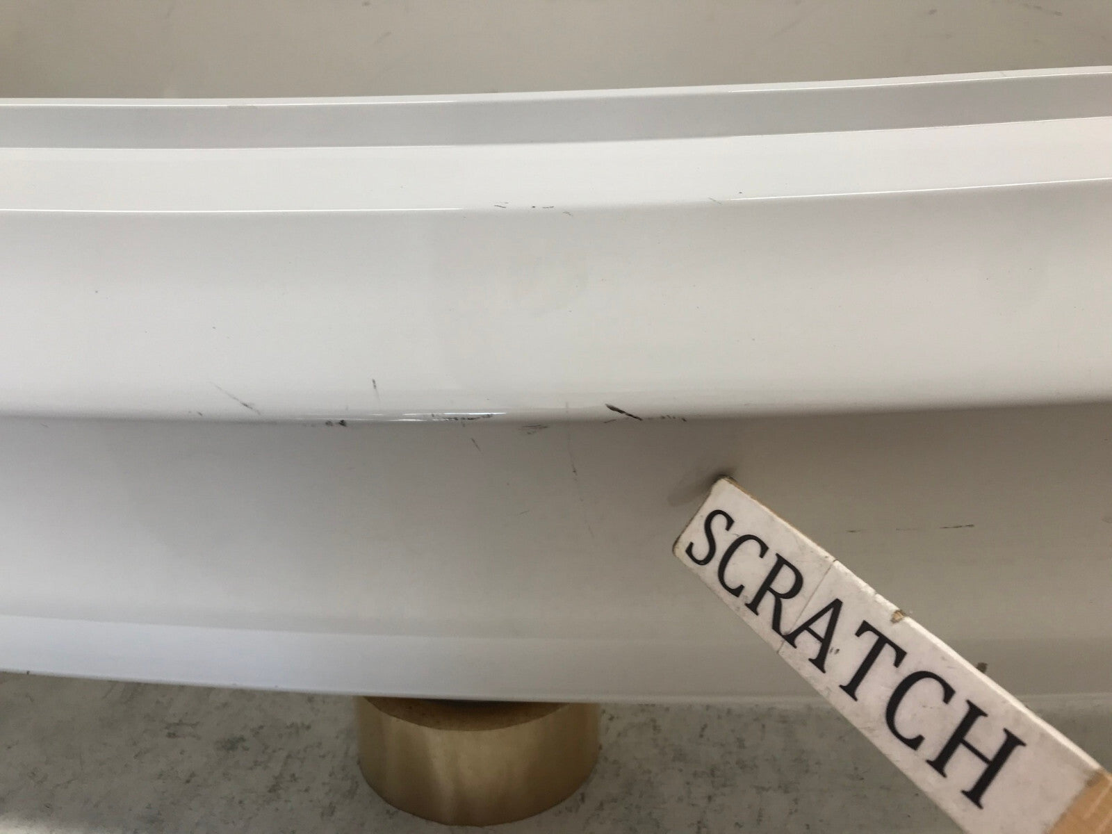 Rear Bumper LOCAL Audi A4 Allroad B8 w/Sensor Holes White 2013-2016 CAPA