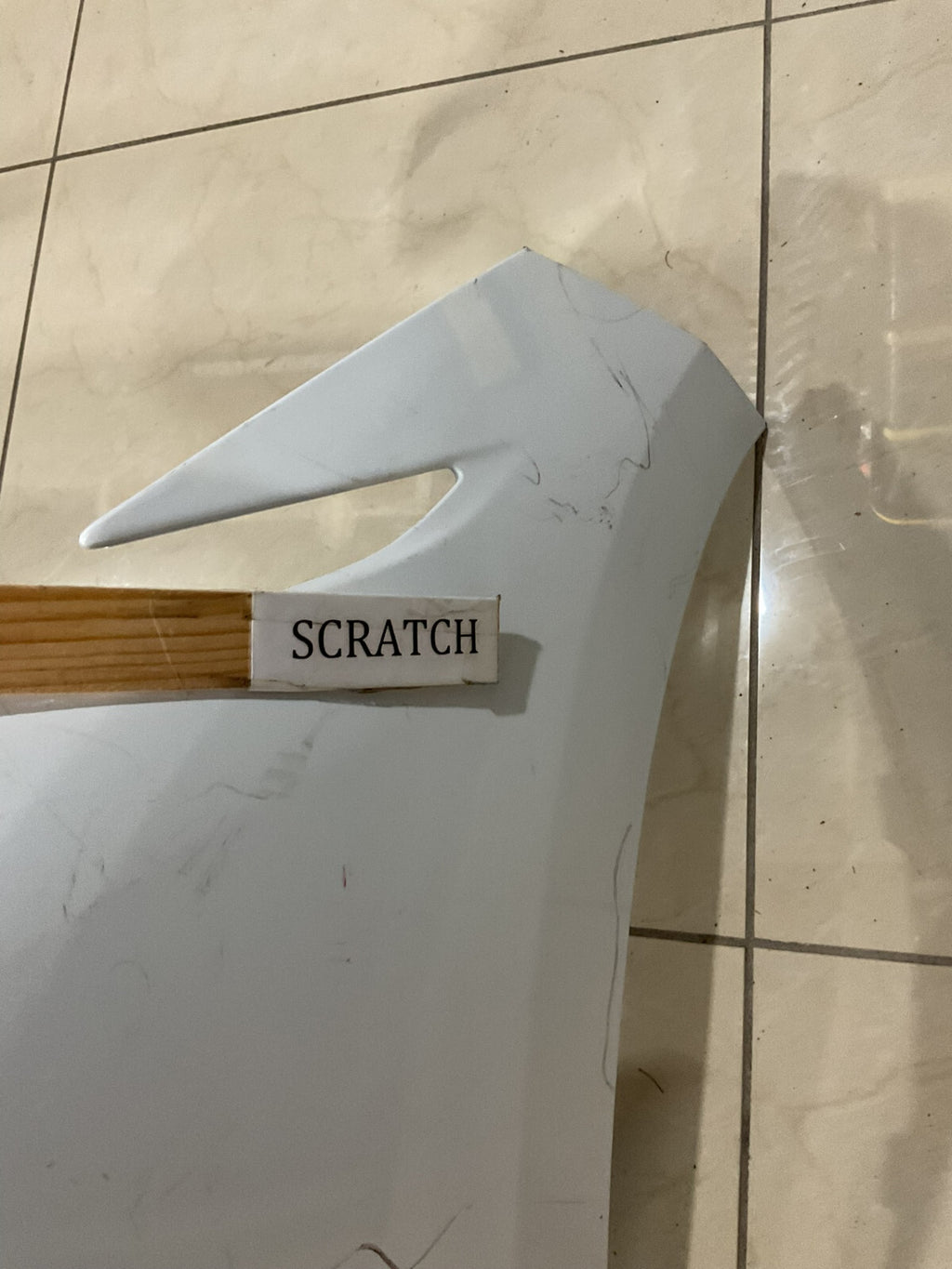 Front Bumper Cover White Lexus ES350 Base 2019 52119-06J00 OEM