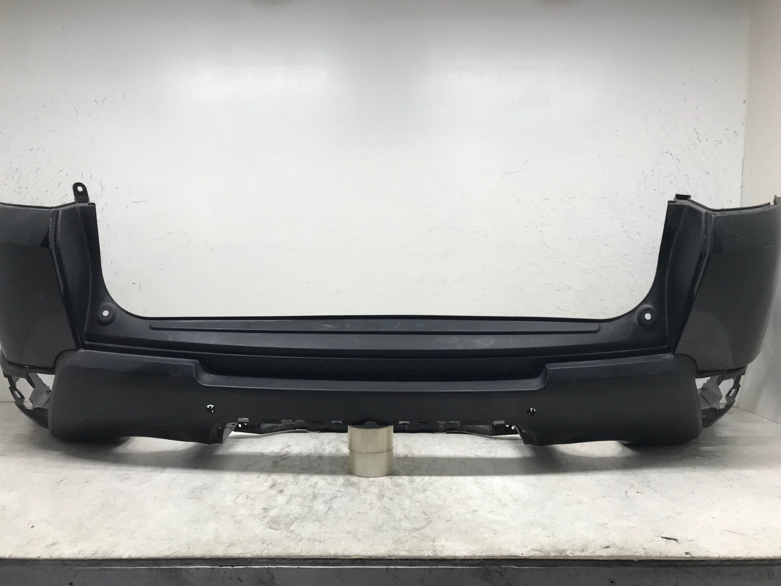Rear Bumper Cover Black 2014-2017 Land Rover Range Sport w/Sensor Holes OEM