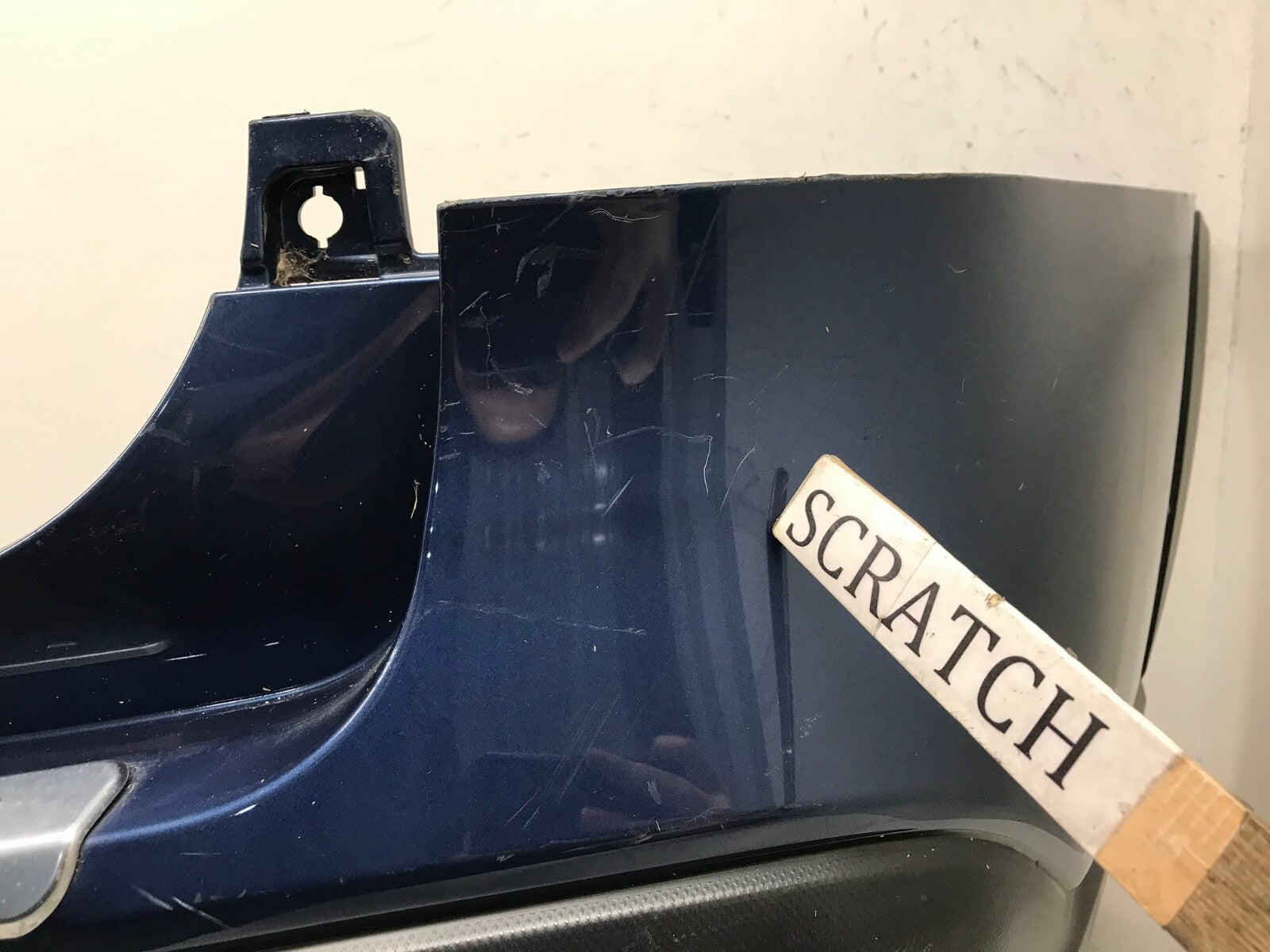 Rear Bumper Cover Blue Subaru Ascent Base Limited Premium 19 20 w/Sens Holes OEM