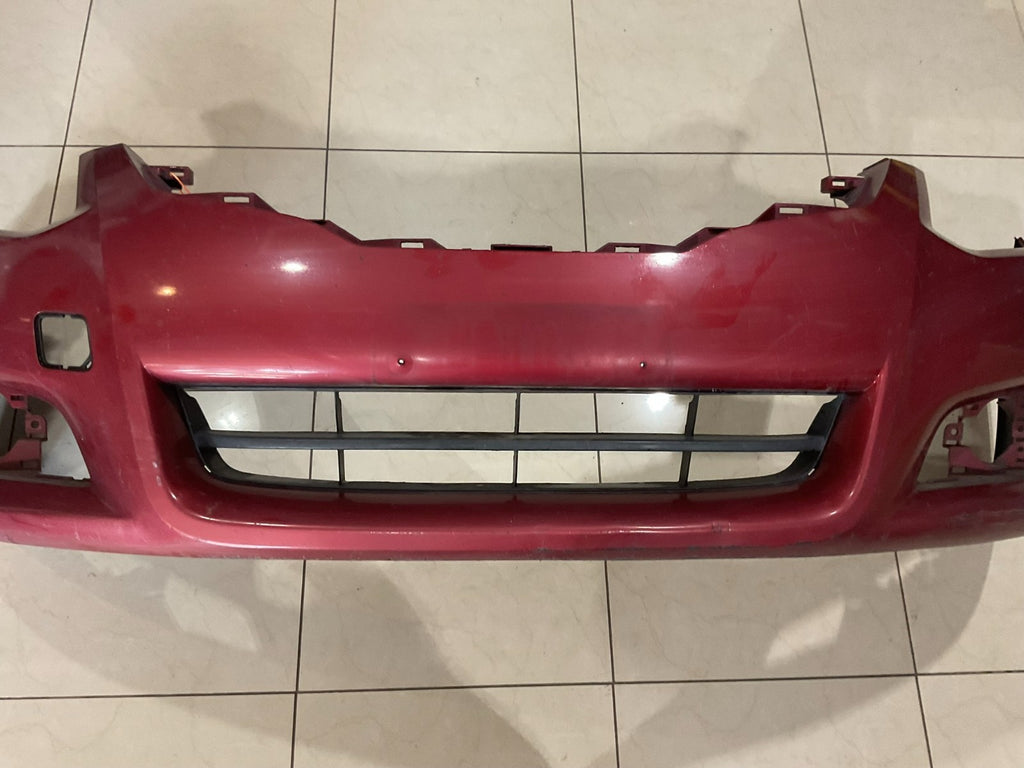 Front Bumper Cover Red 2010-2013 Nissan Altima Coupe 62022+zx10h OEM