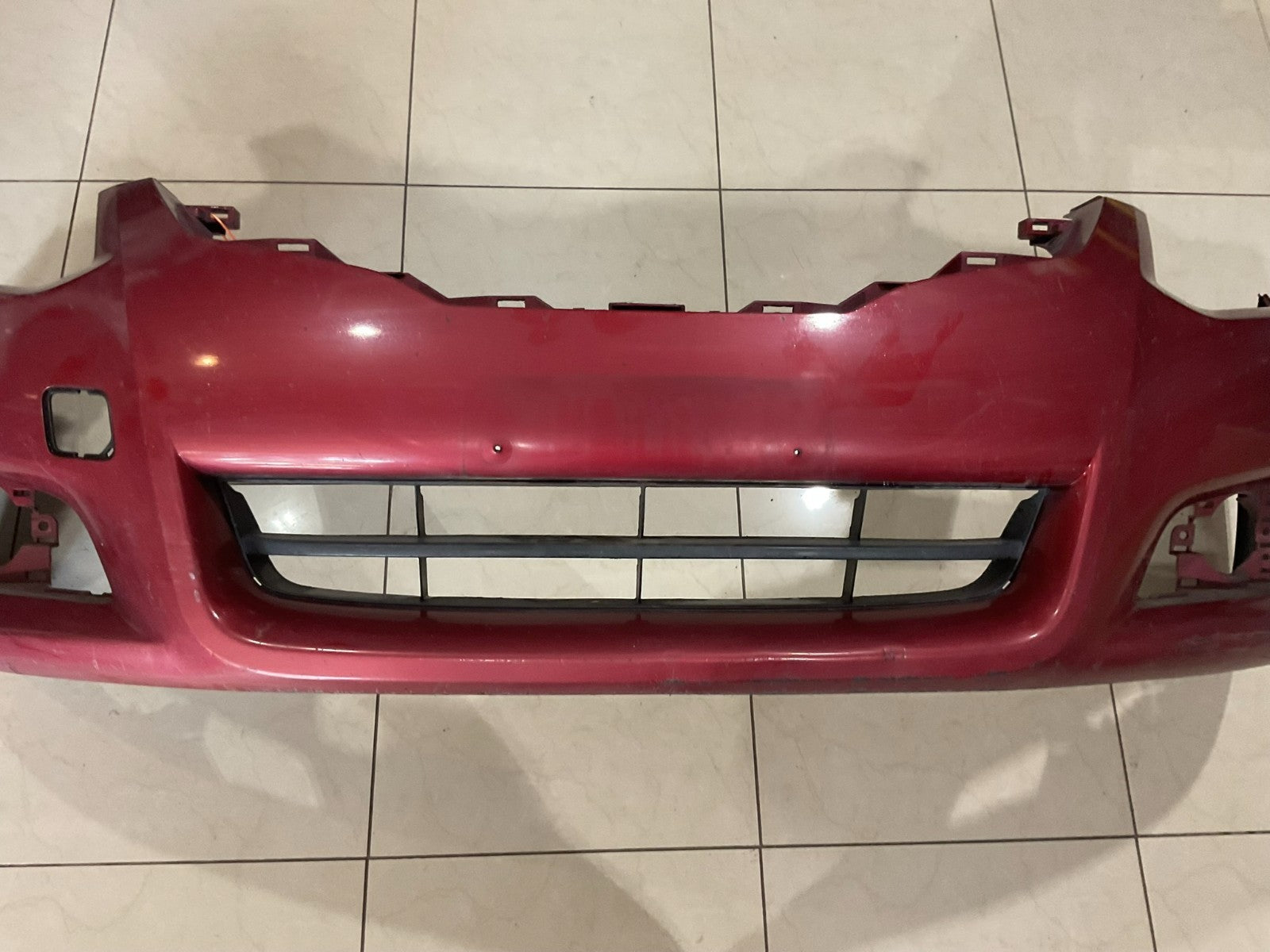 Front Bumper Cover Red 2010-2013 Nissan Altima Coupe 62022+zx10h OEM