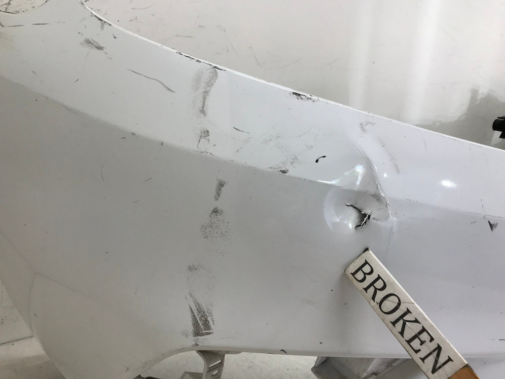 Front Bumper Cover White 2016-2019 Nissan Sentra 62022-6YU0H OEM