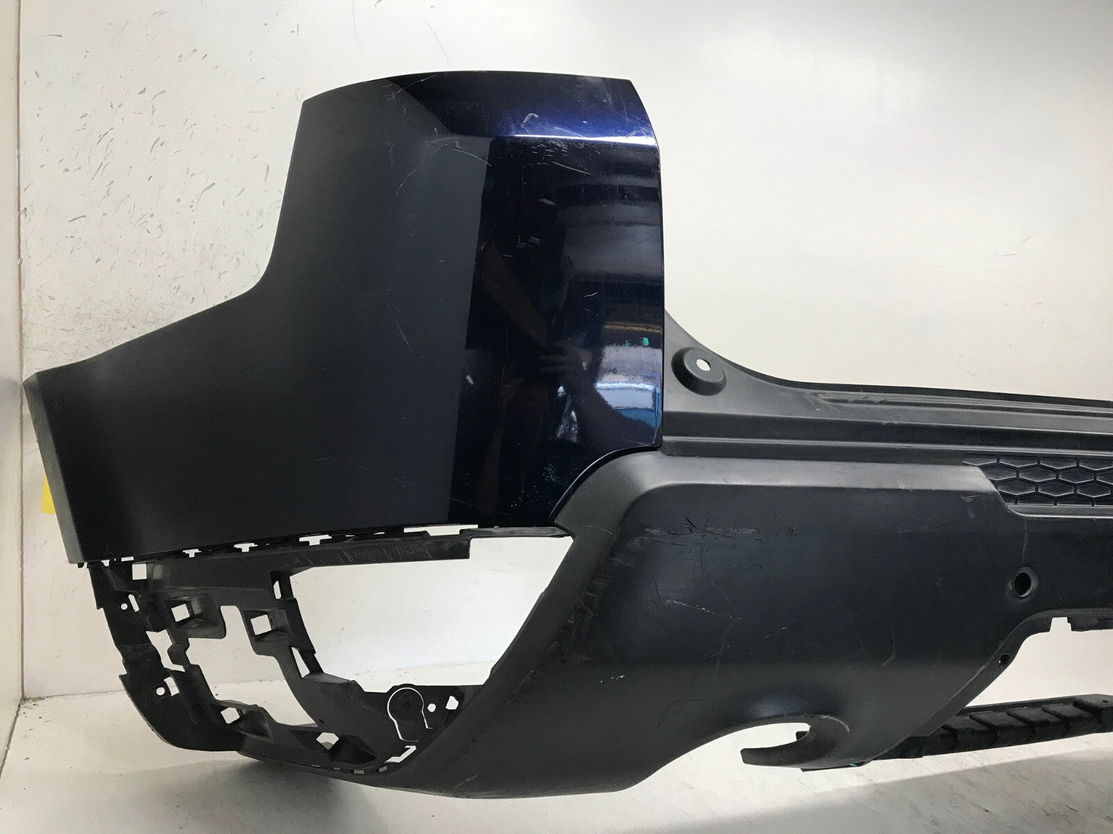 Rear Bumper Cover Land Range Rover Sport Base/SE/HSE w/Sens Holes Blue 14-17 OEM