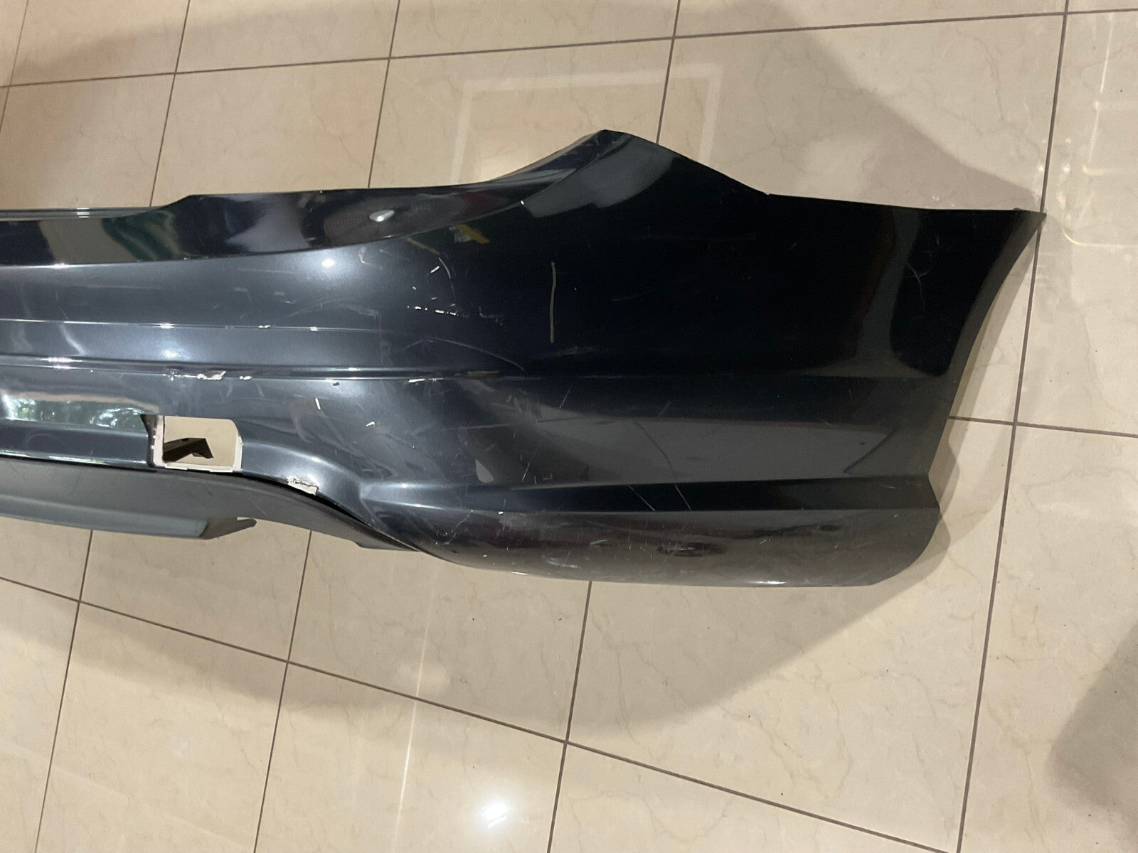 Rear Bumper Cover Grey 08-11 Mercedes W204 A204 C300 C350 204+885+2925 OEM