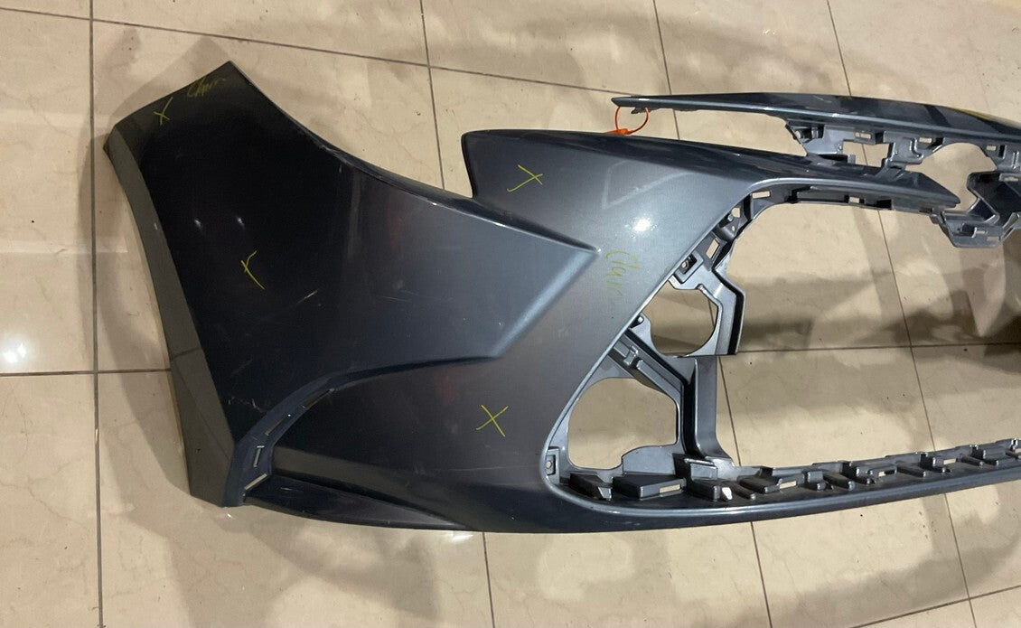 Front Bumper Cover Gray 2020-2021 Toyota Corolla CAPA