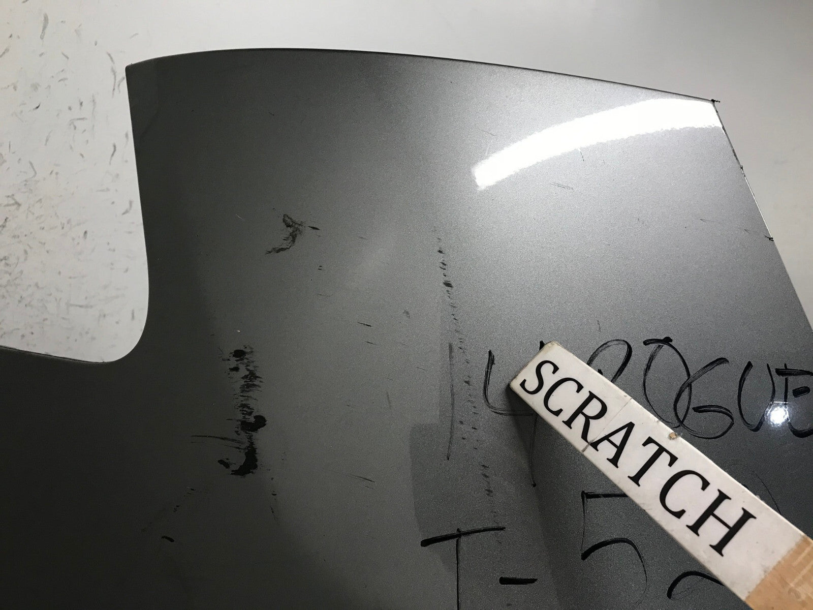 Rear Bumper Cover Gray Nissan Rogue Select SL SV S 2014 2015 85022-JM04H OEM