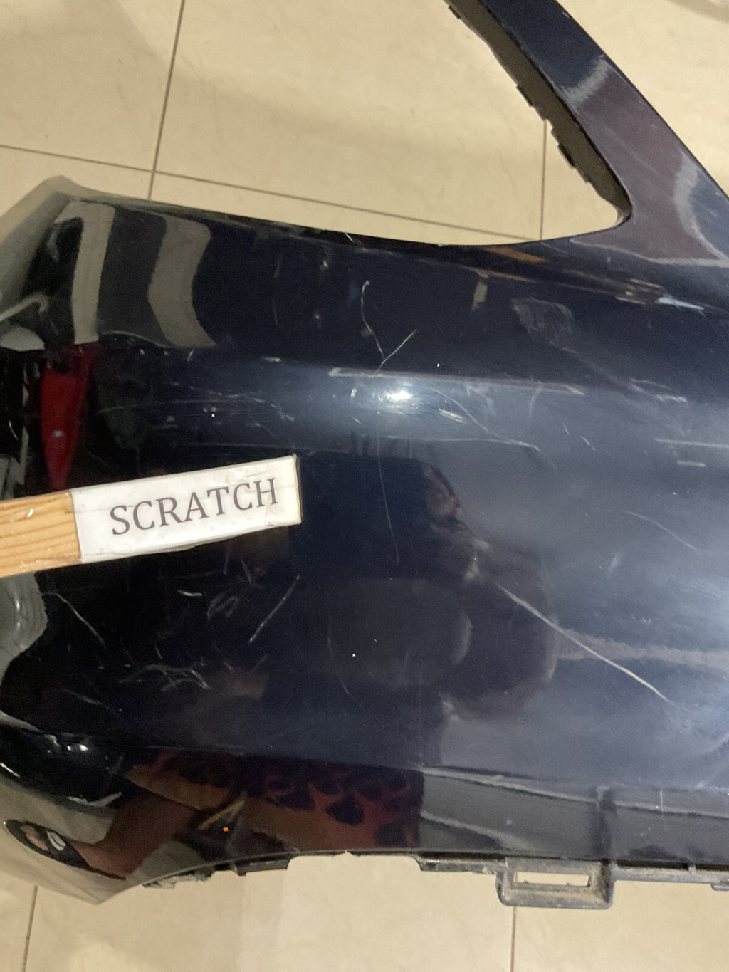 Rear Bumper Cover Blue 2015-2018 Mercedes W205 C300 Sedan W205+885+01+38 OEM