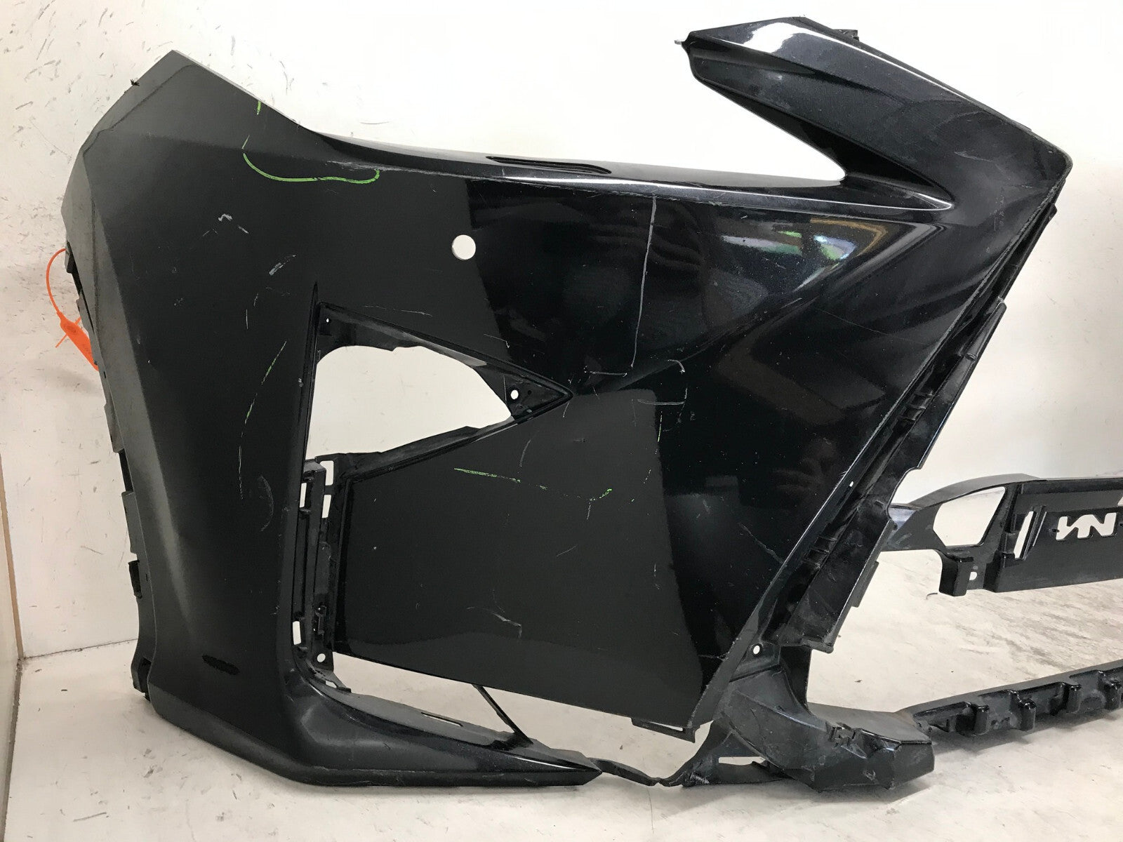 Front Bumper Cover Black Lexus RX350 RX450H 16-18 w/Sensor Holes 52119-0E270 OEM