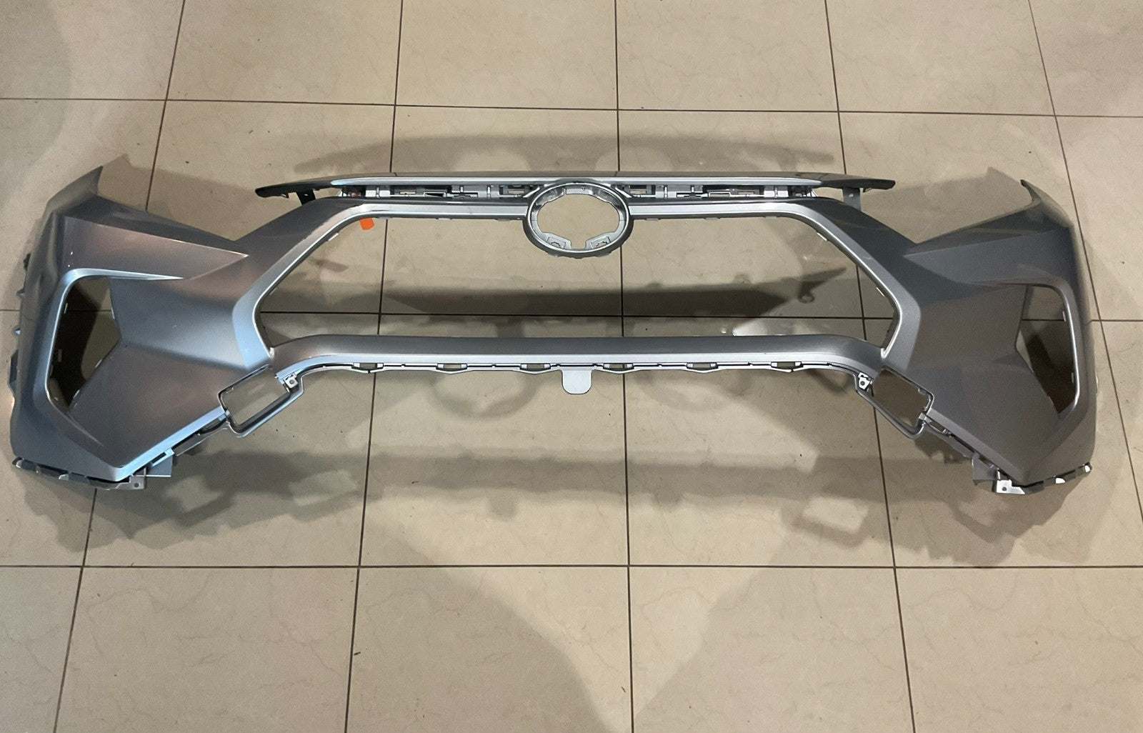 Front Bumper Cover Silver 2019-2025 Toyota RAV4 CAPA