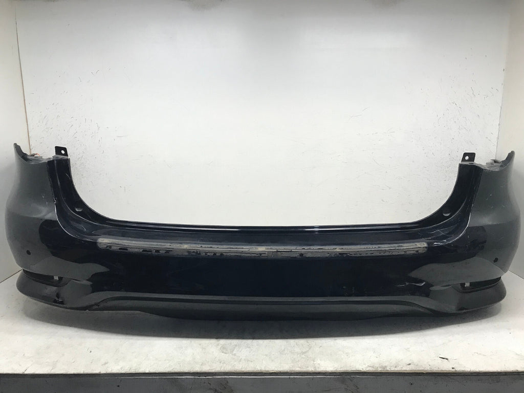 Rear Bumper Cover Black 2016-2020 Infiniti QX60 Base/Hybrid w/Sensor Holes OEM