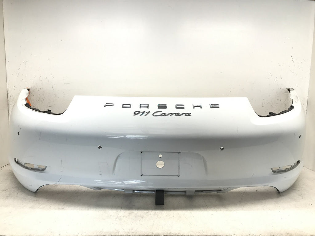 Rear Bumper Cover Porsche 911 Carrera w/Sensor Holes 2012-2016 99150541105 OEM