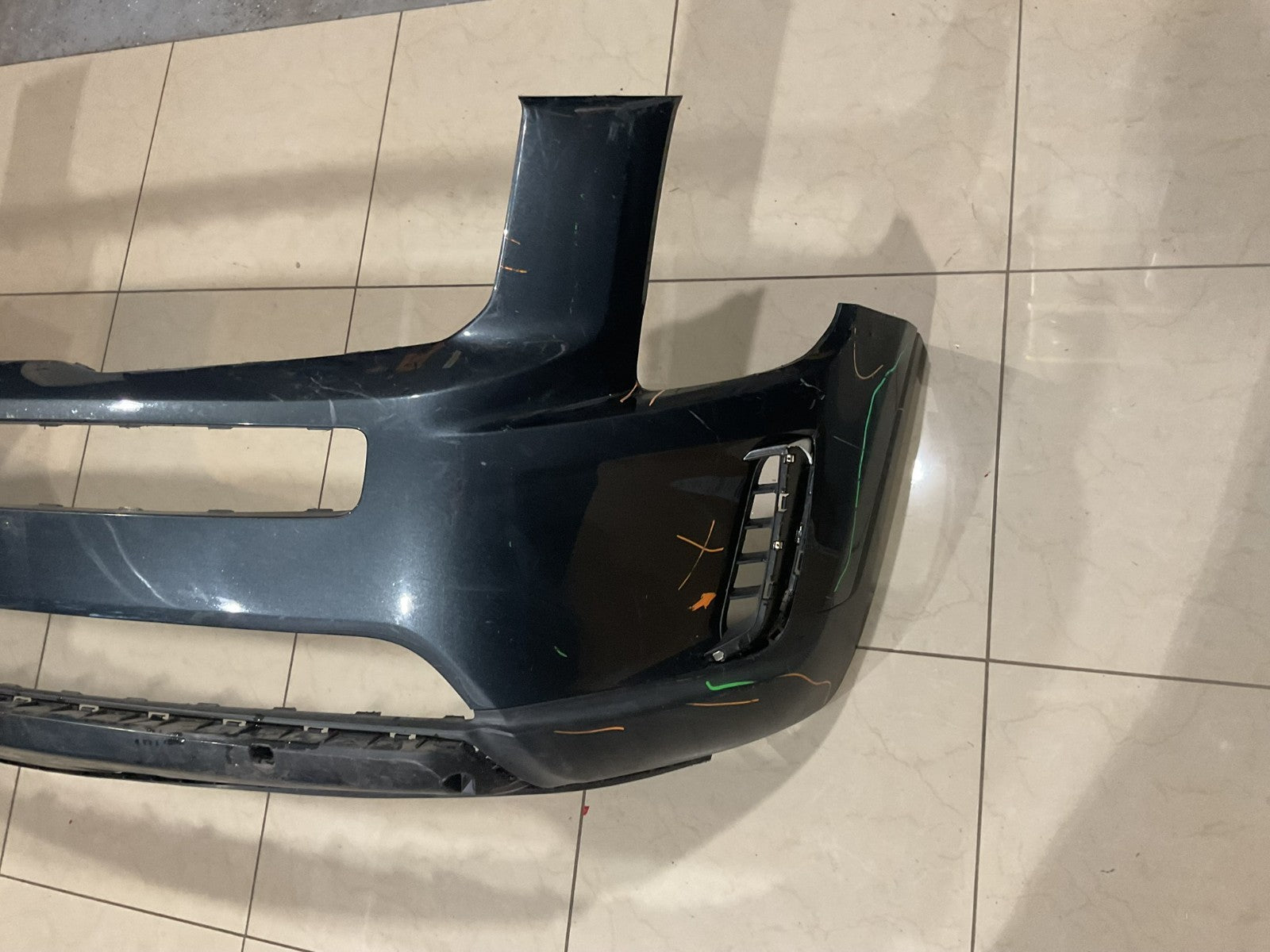 Front Bumper Cover Grey 2020 2021 2022 2023 Kia Telluride 86511+s9000 OEM