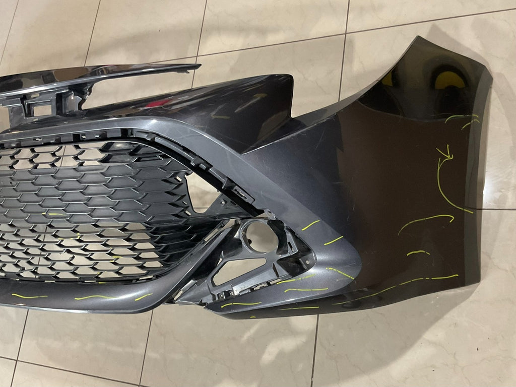 Front Bumper Cover Grey Toyota Corolla Hatchback 2018-2020 52119+12g20 OEM