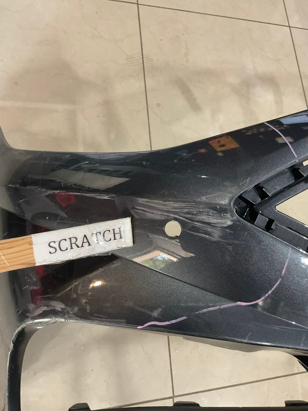 Front Bumper Cover Grey 2021 2021 Hyundai Sonata SEL 86511-L1450 OEM