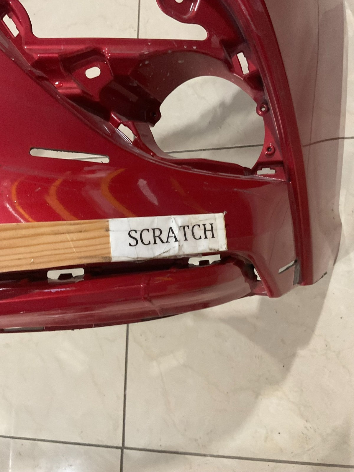 Front Bumper Cover Red 2018-2020 Toyota Camry 52119+06e20 OEM