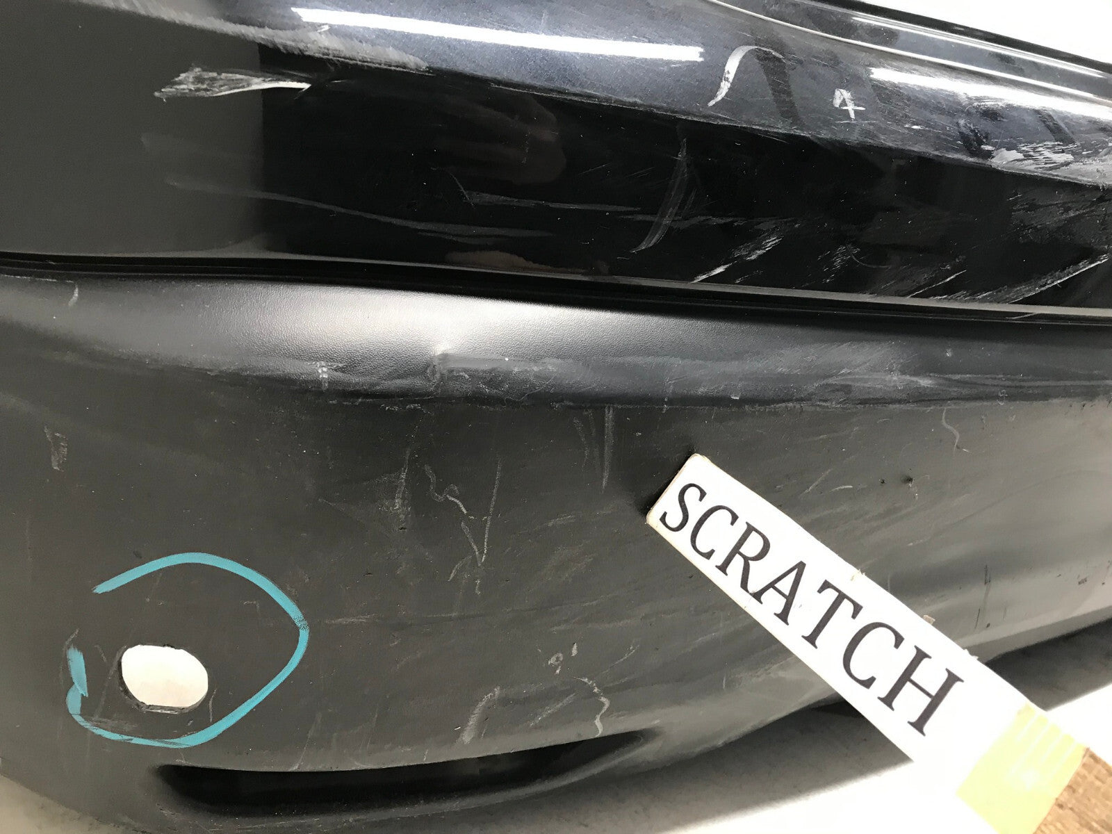 Rear Bumper Cover Nissan Rogue Sport S/SL/SV w/Sensor Holes 2017-2019 OEM