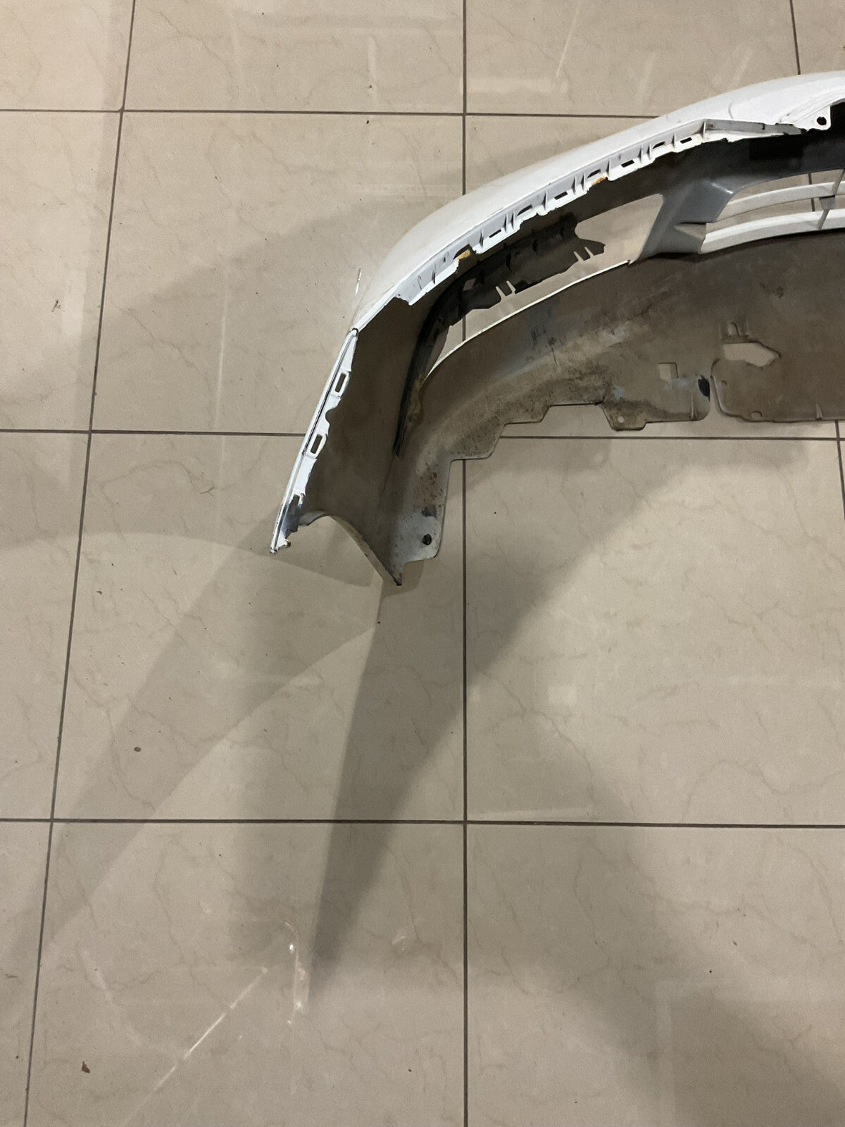 Front Bumper Cover White Honda Civic 2012 2013 71101+TR0+ZZ00 OEM