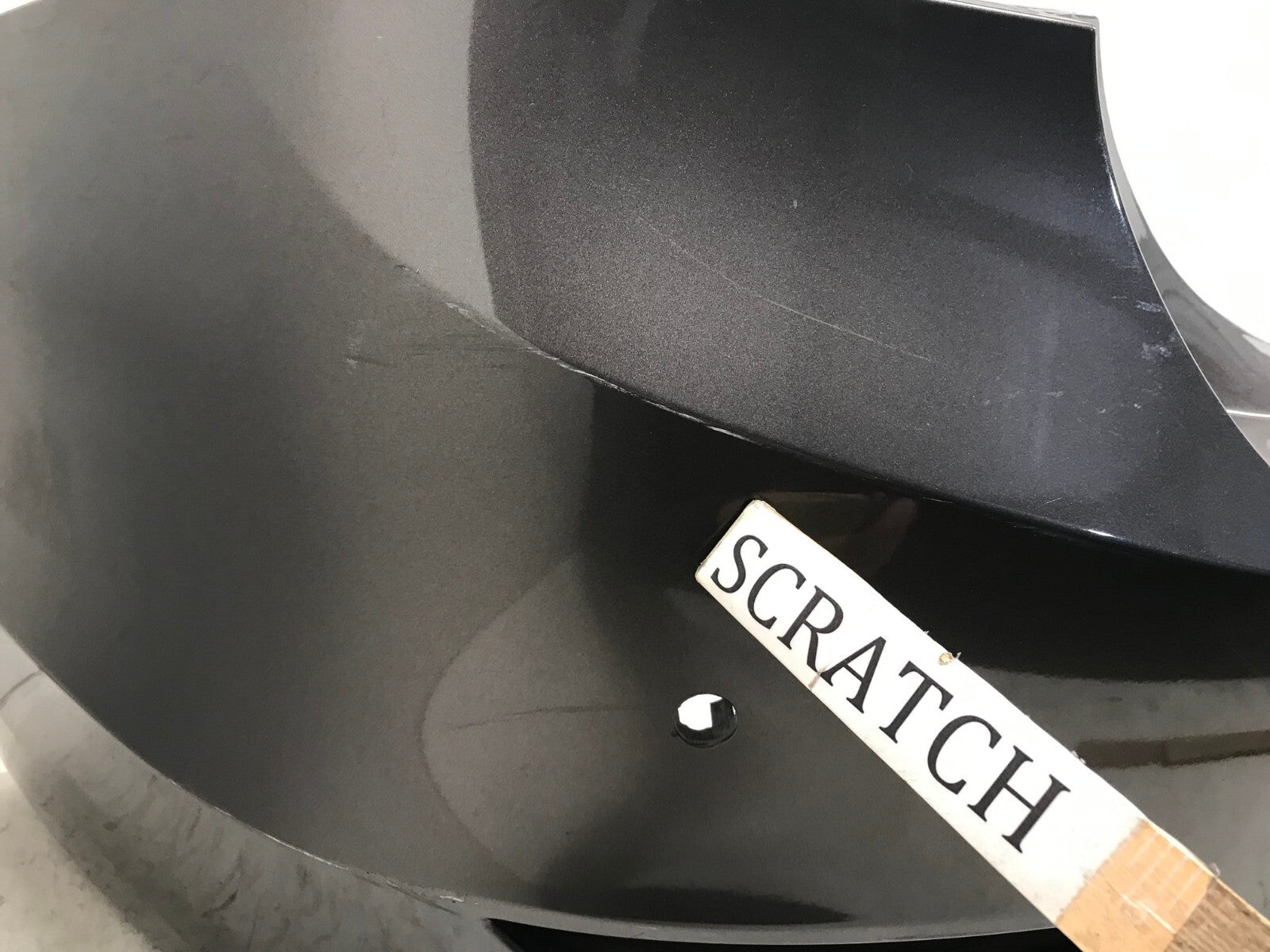 Rear Bumper Cover Gray 2012-2015 BMW 320i Sedan Standard Type w/Sensor Holes OEM