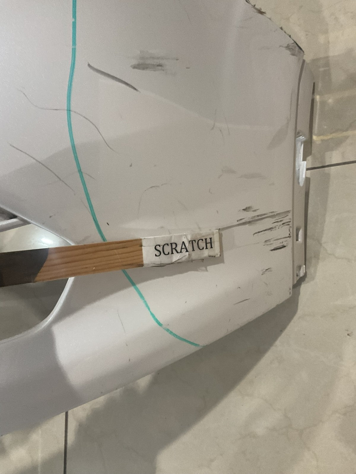 Front Bumper Cover White 2013-2016 Ford Escape cj54+17757+bgw OEM
