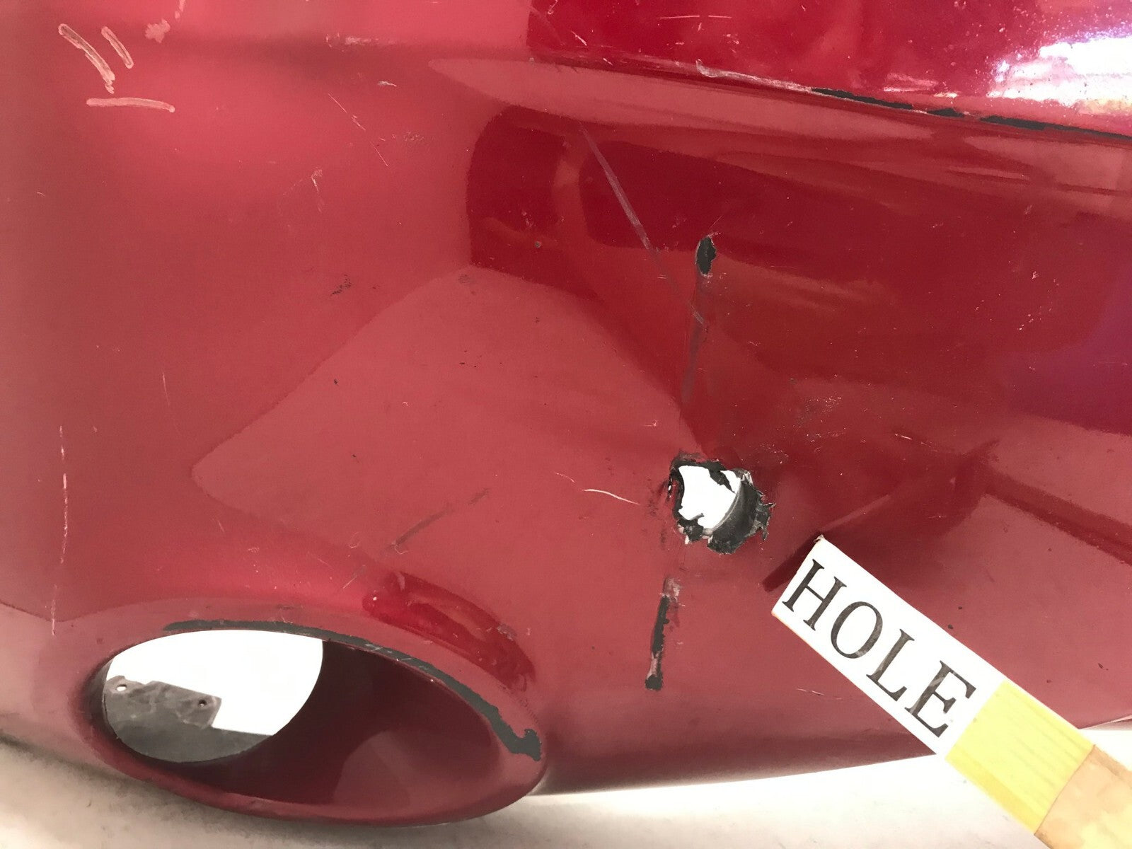 Front Bumper Cover Red 2012 2013 2014 2015 Saturn Vue 55102108 OEM