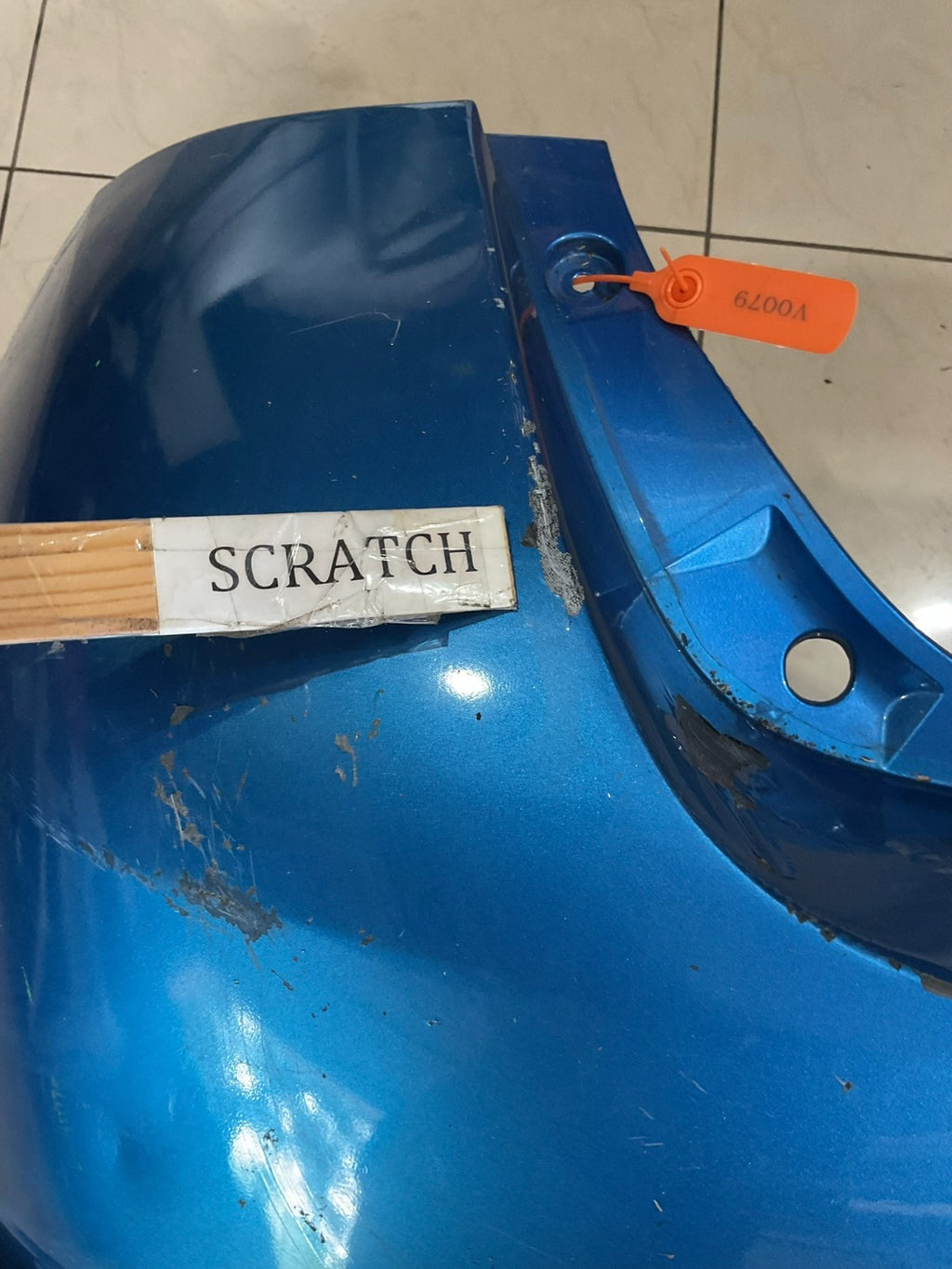 Rear Bumper Cover Blue Toyota Corolla iM Scion 2016 CAPA