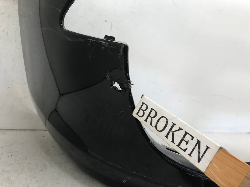 Front Bumper Cover Black Porche 911 Carrera 2012 2016 w/Sensor Holes OEM