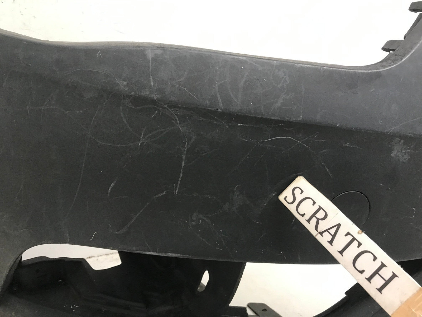 Front Bumper Cover Black 2013-2016 Audi A4 8K0807437 OEM