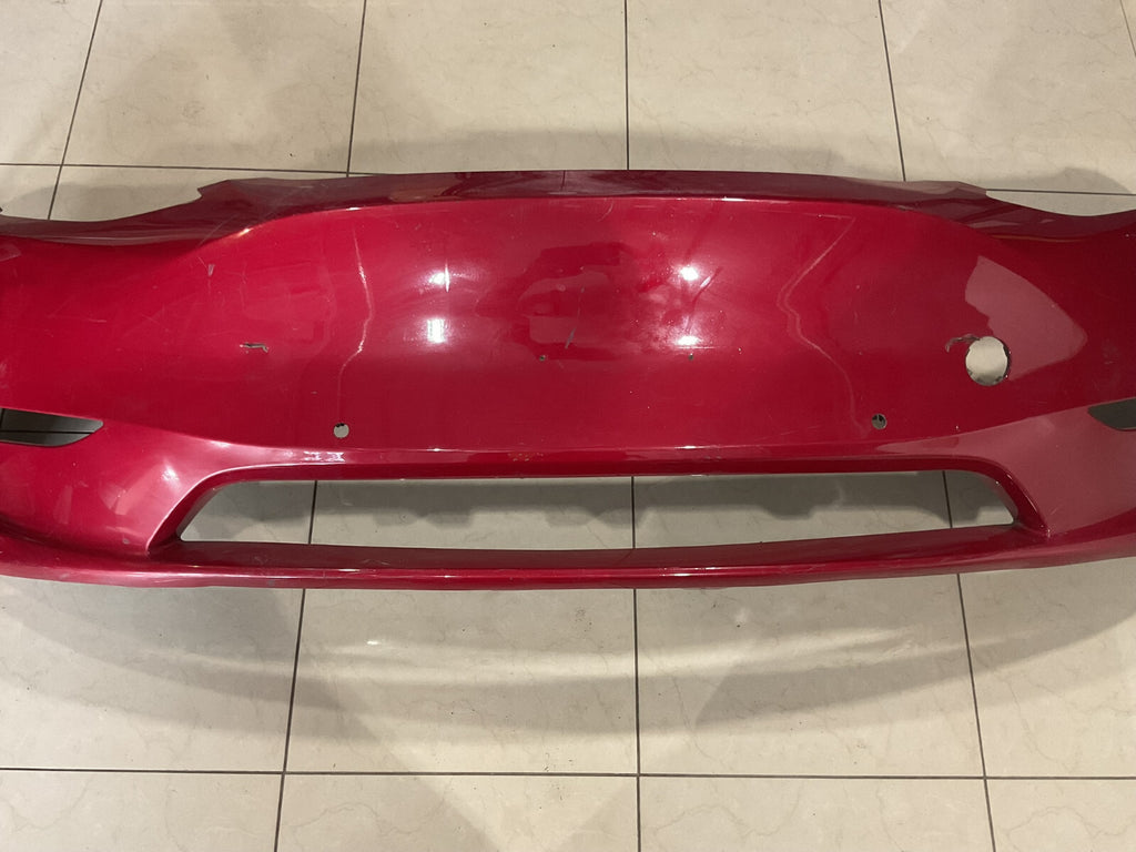 Front Bumper Cover Red Tesla Model Y 2020 - 2024  CAPA
