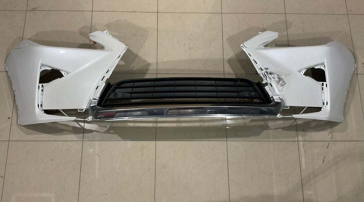 Front Bumper Cover W/Grill White 16-2018 Lexus RX350 RX450H Base 52119-0E270 OEM